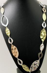 Gold and Silver Long Necklace